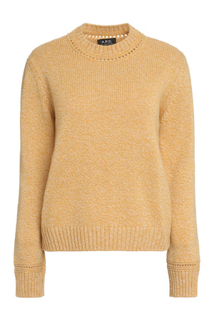 Margery virgin wool crew-neck sweater-0